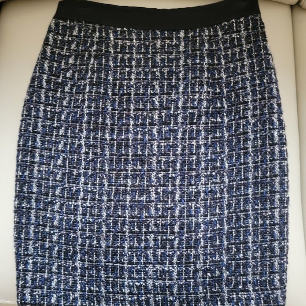 White House Black Market Tweed Boot Skirt